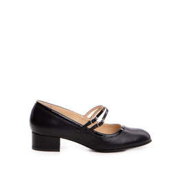 Pantofi 3643 Nappa & Naplac Negru