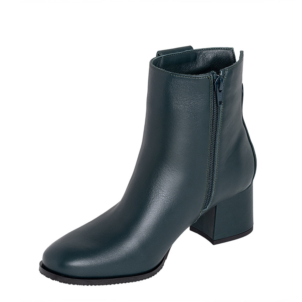 Botine dama Guban model 3647 nappa verde