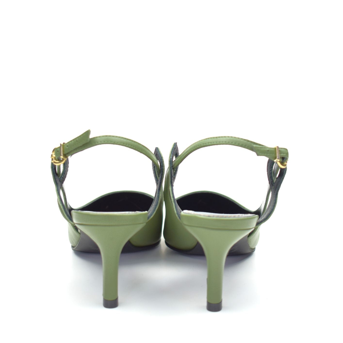 Pantofi dama Guban model 3663 nappa kaki