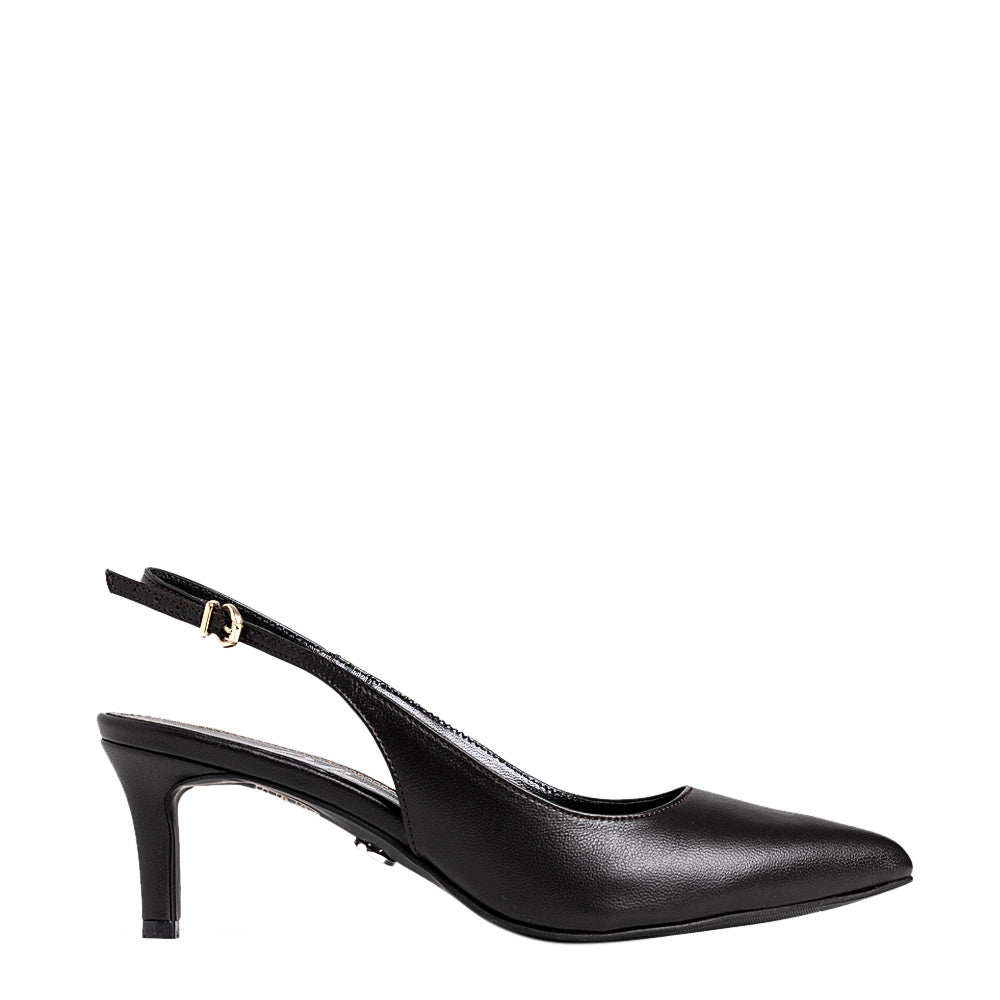 Pantofi dama Guban model 3672 nappa negru