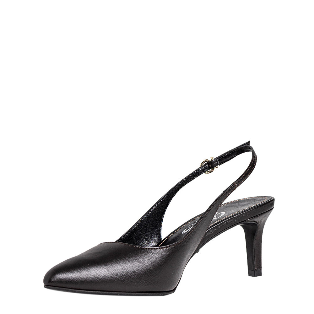 Pantofi dama Guban model 3672 nappa negru