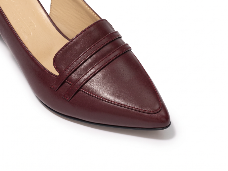 Pantofi 3678 Nappa Bordo
