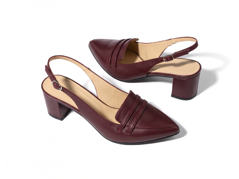 Pantofi 3678 Nappa Bordo