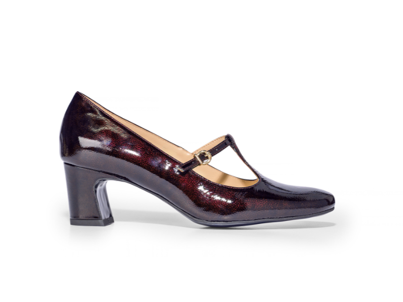Pantofi 3694 Naplac Bordo