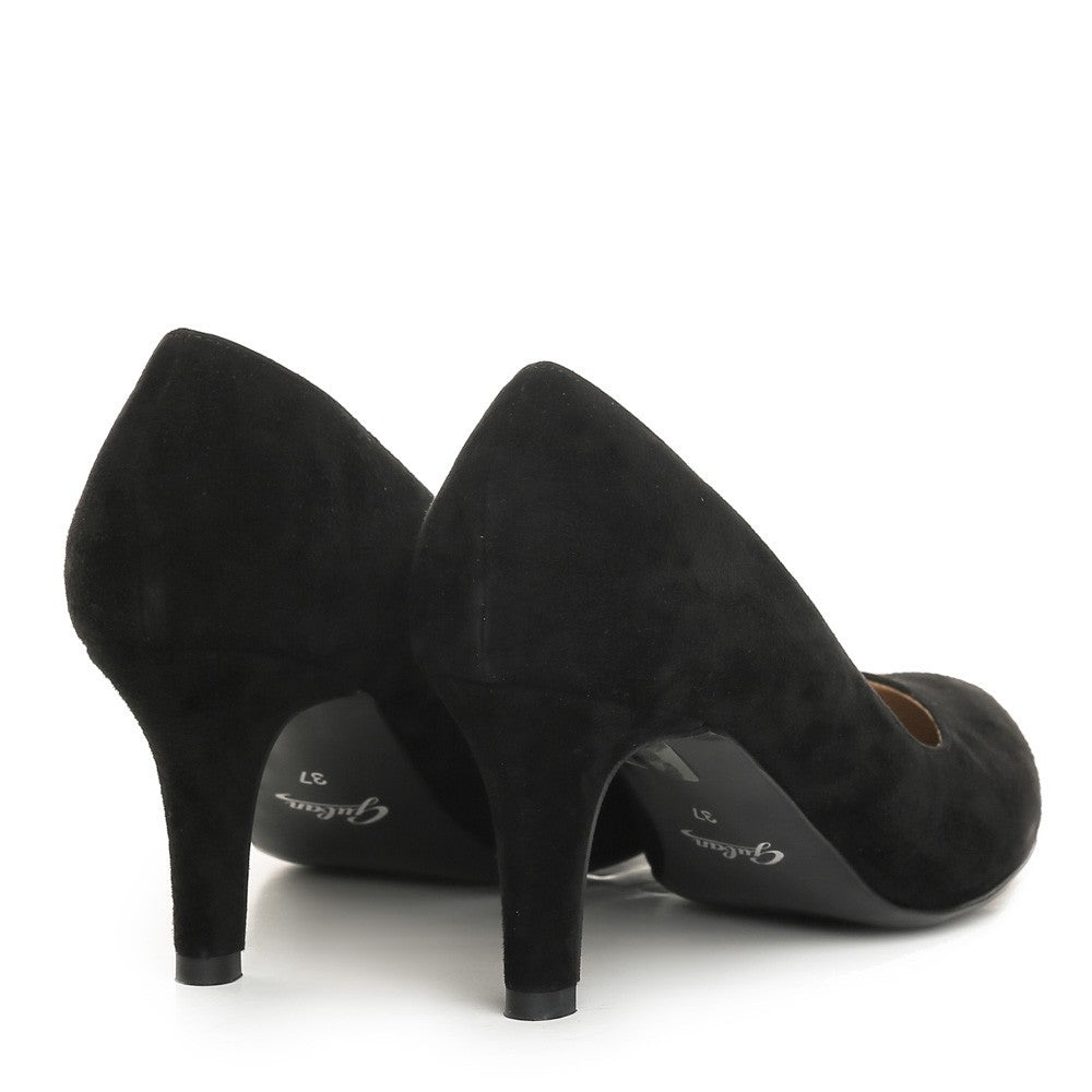Pantofi  dama Guban 3063 piele velur negru