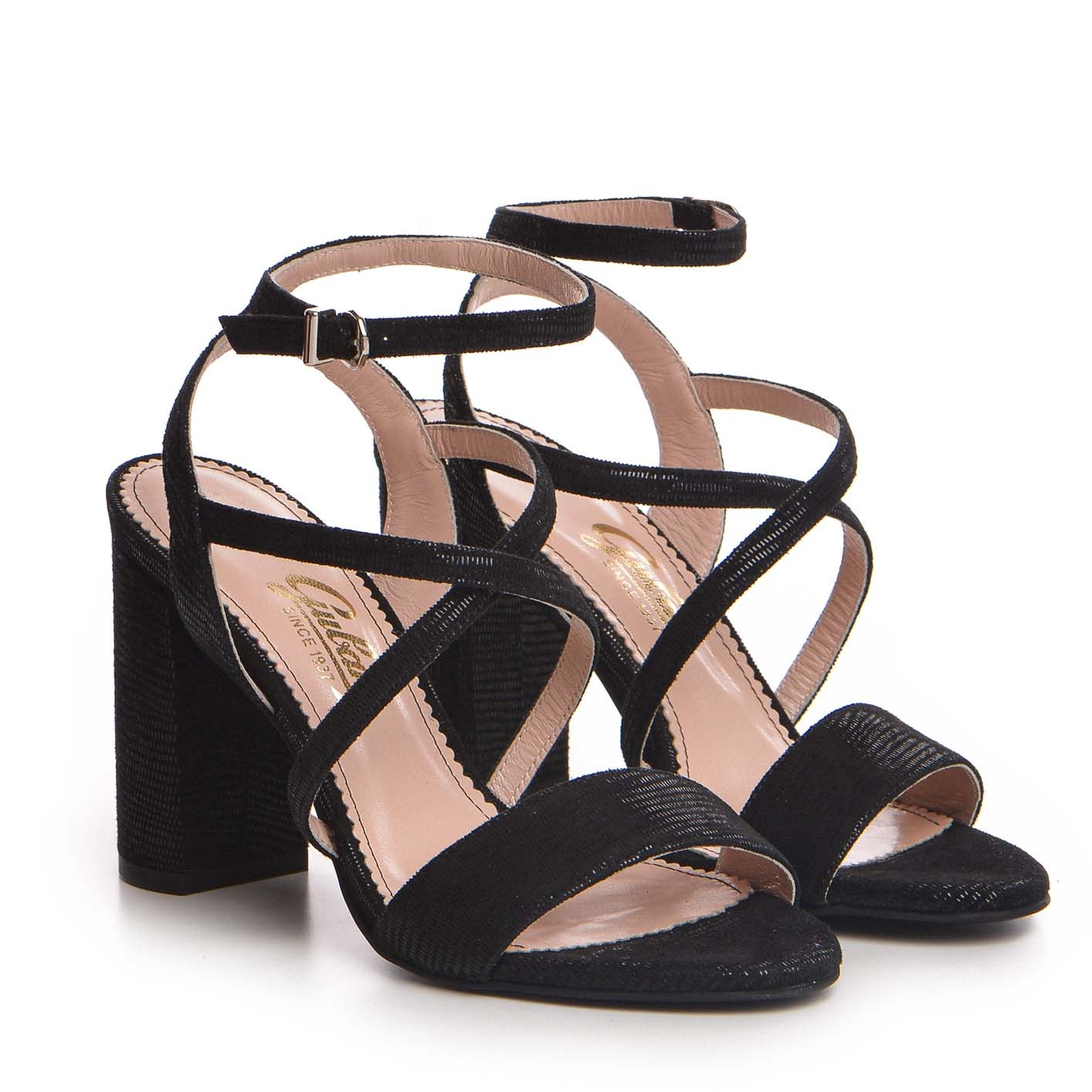 Sandale dama Guban model 3603 fish negru