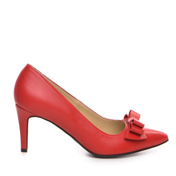 Pantofi dama Guban model 1257 piele nappa rosu