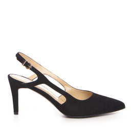 Pantofi dama Guban model 1392 piele velur negru