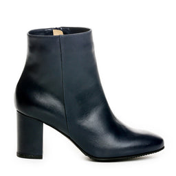 Botine dama Guban model 3491 nappa bleumarin