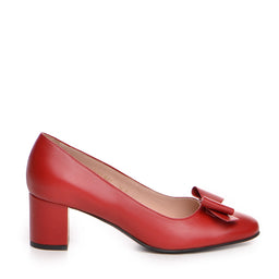 Pantofi dama Guban model 3486 piele nappa  rosu
