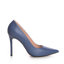 Pantofi dama Guban model 1256 piele nappa albastru