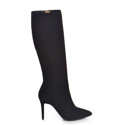 Cizme dama Guban model 1411  velur negru