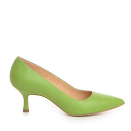 Pantofi dama Guban model 1414 nappa verde