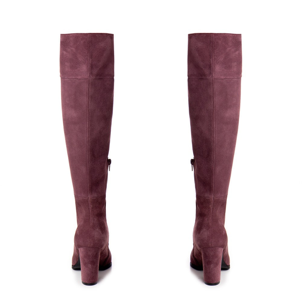 Cizme dama Guban model 1502  velur mov