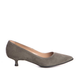 Pantofi dama Guban model 3618- piele velur gri