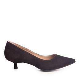 Pantofi dama Guban model 3618 piele velur maro