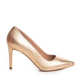 Pantofi dama Guban model 1206-piele nappa auriu