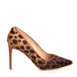 Pantofi dama Guban model 1206 piele ponei/nappa coniac