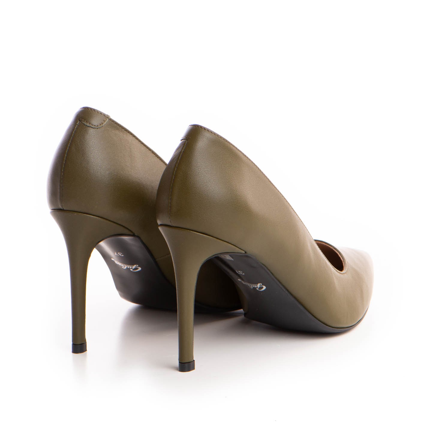 Pantofi dama Guban model 1206 piele  nappa kaki