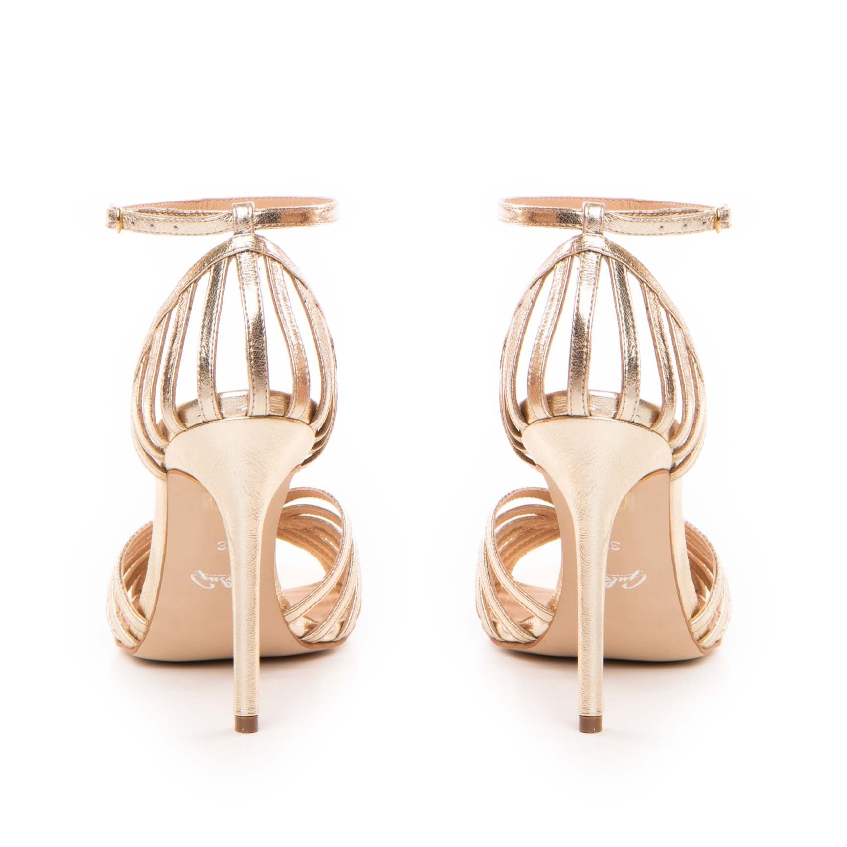 Sandale dama Guban model 1474 nappa auriu