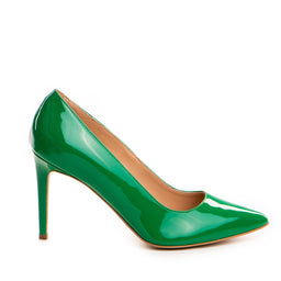 Pantofi dama Guban model 1206 piele lac verde