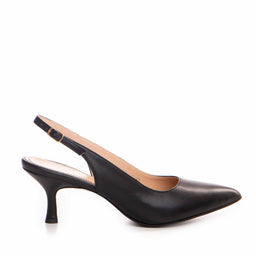 Pantofi dama Guban model 1489 nappa negru