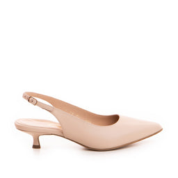 Pantofi dama Guban model 1485 piele nappa roz-nude