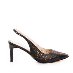 Pantofi dama Guban model 1461 piele nappa negru