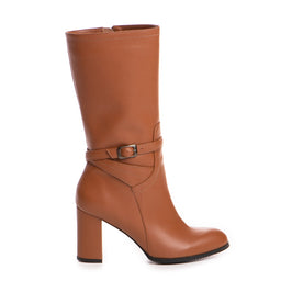 Cizme dama Guban model 3620  nappa coniac