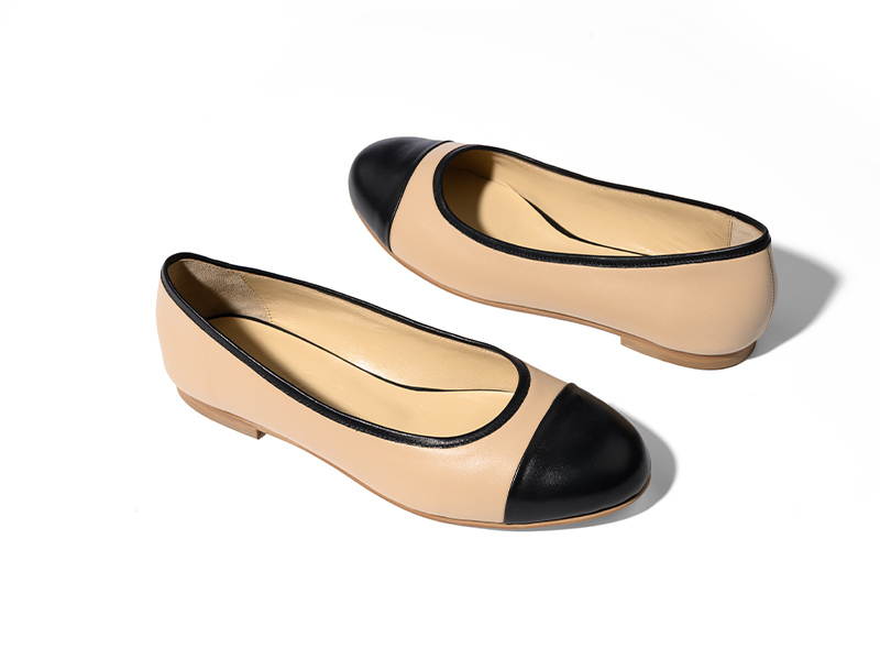 Balerini 3699 Nappa Nude & Negru