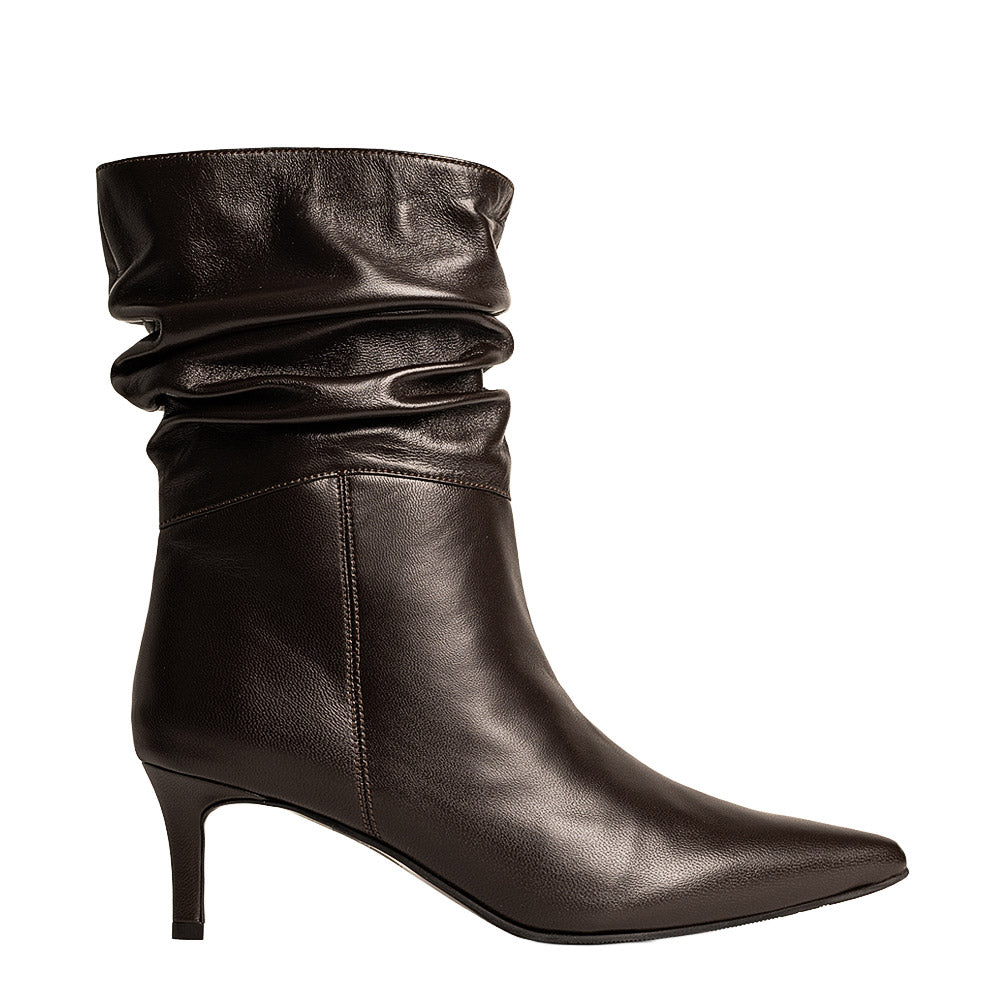 Botine dama Guban model 1583 nappa maro