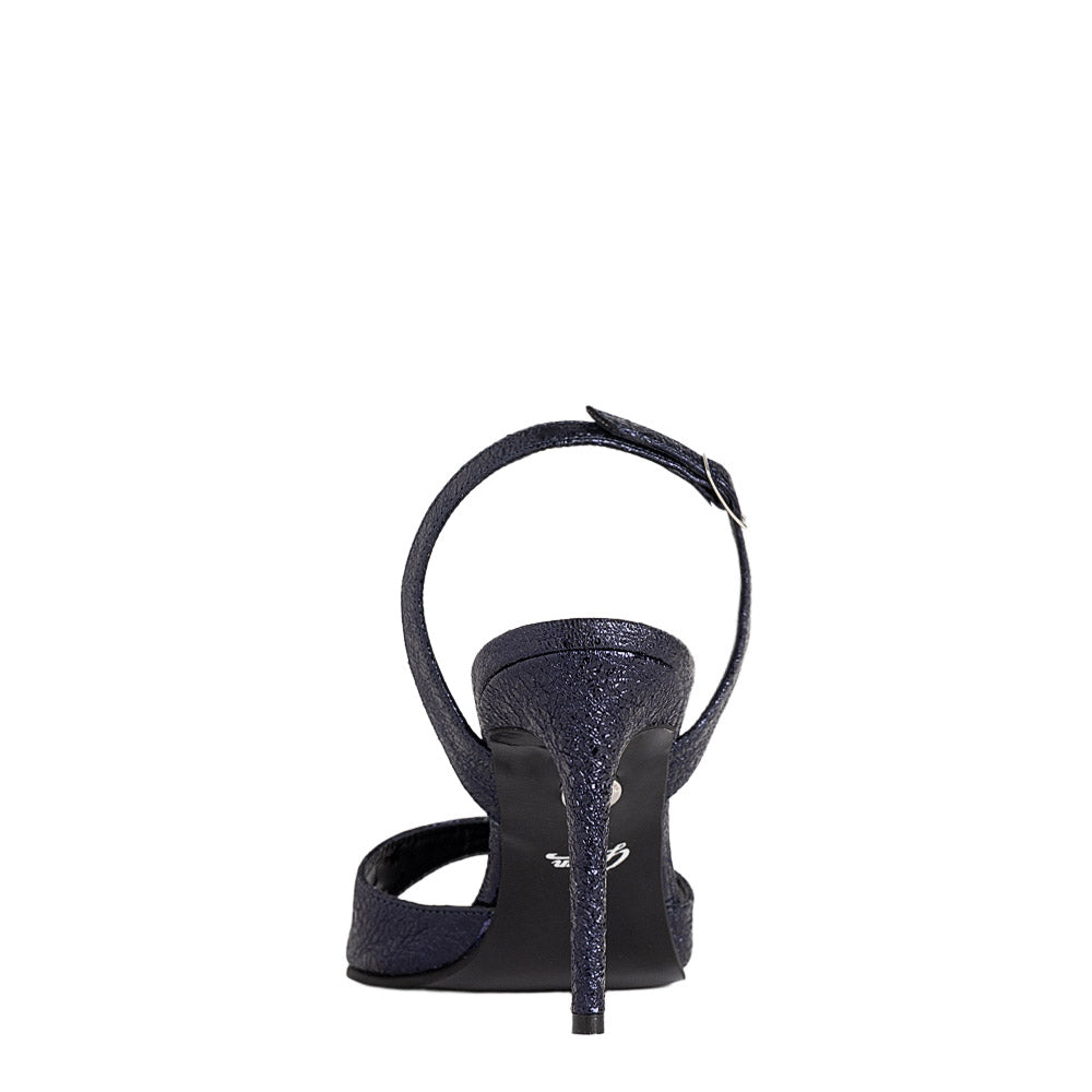 Sandale dama Guban model 1589 velur laminat albastru