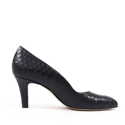 Pantofi 4063 Nappa Animal Print Negru