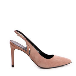 Pantofi 1560 Velur & Nappa Mocha Mouse